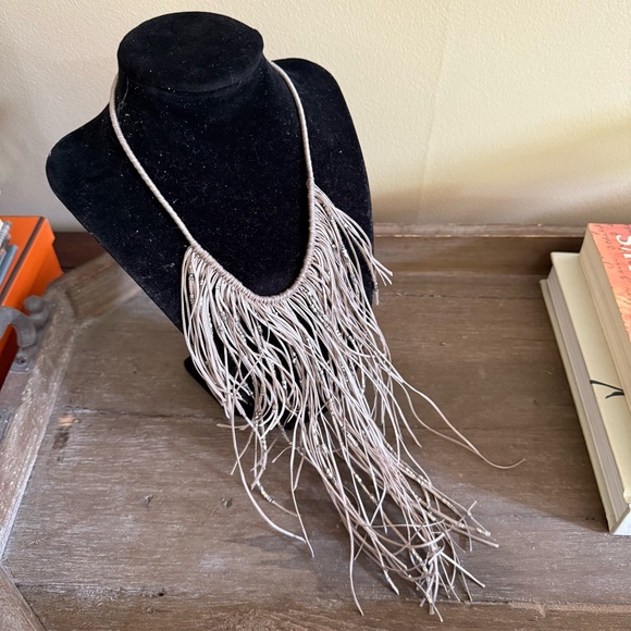 Serefina X Anthropologie Fringe Necklace - Picture 1 of 5